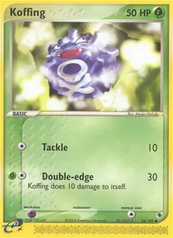 Koffing — EX Rubi e Safira 54