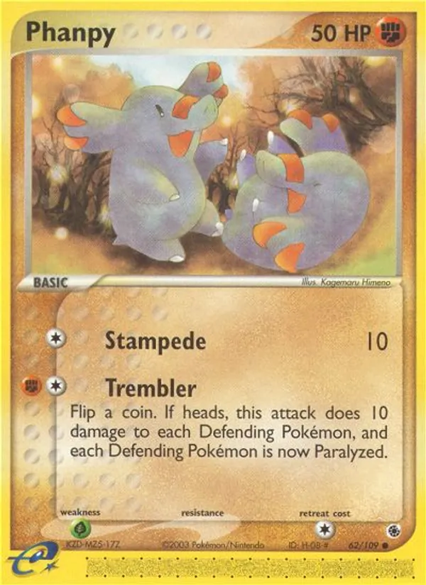 Phanpy — EX Rubi e Safira 62