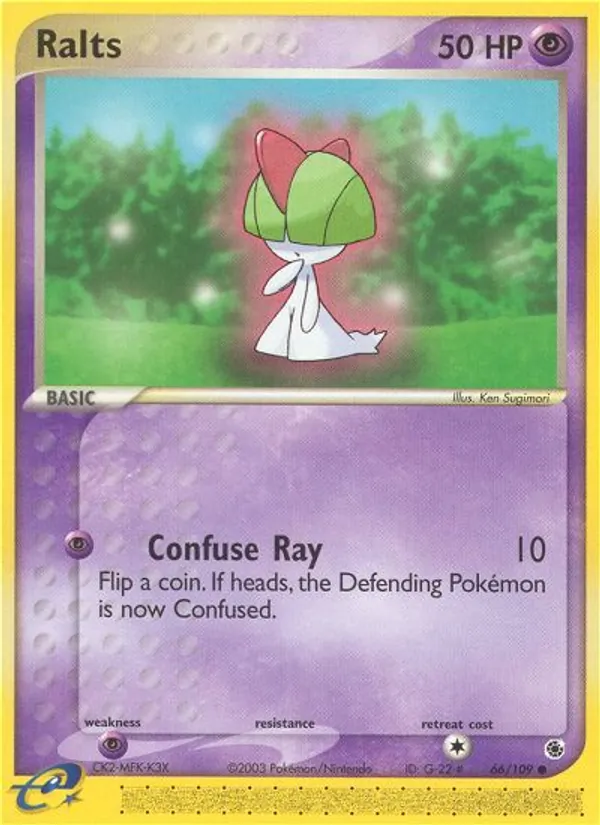 Ralts — EX Rubi e Safira 66
