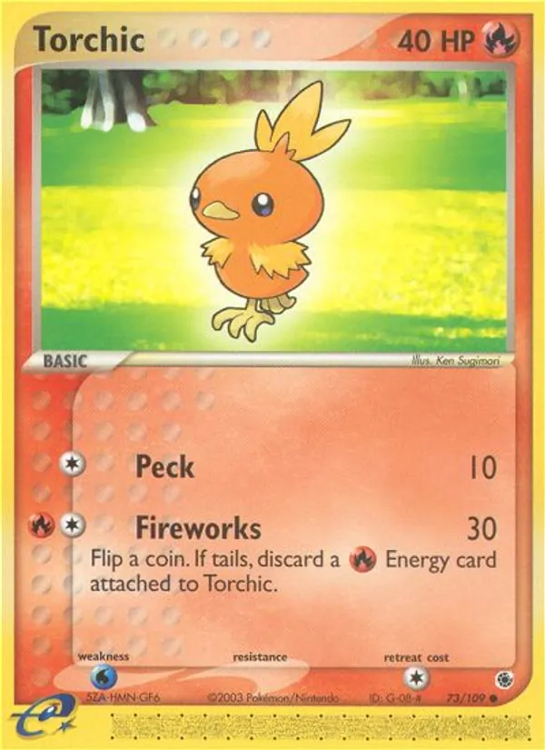 Torchic — EX Rubi e Safira 73