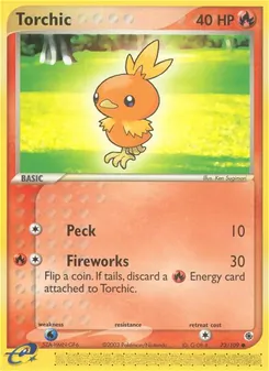 Torchic — EX Rubi e Safira 73