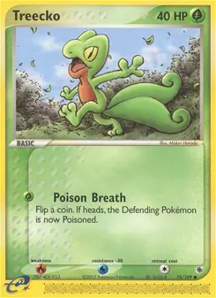 Treecko — EX Rubi e Safira 75