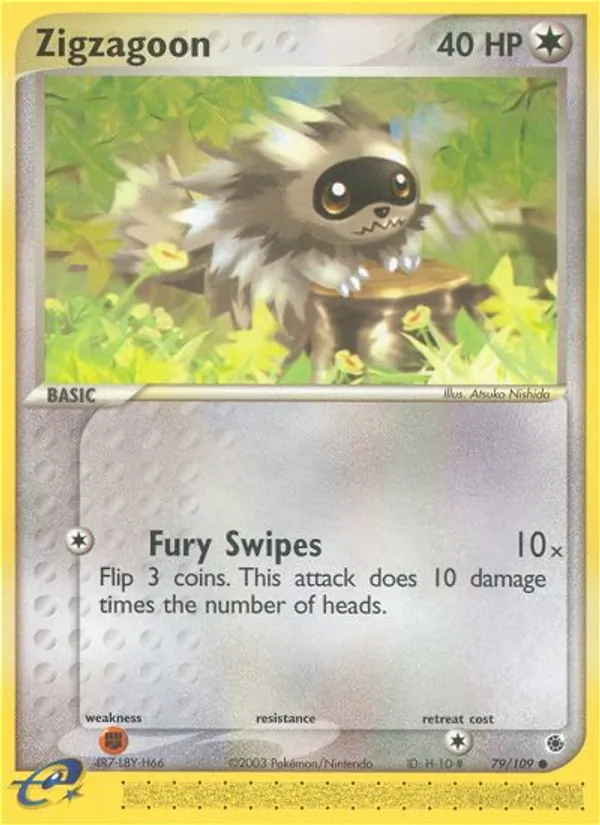 Zigzagoon — EX Rubi e Safira 79