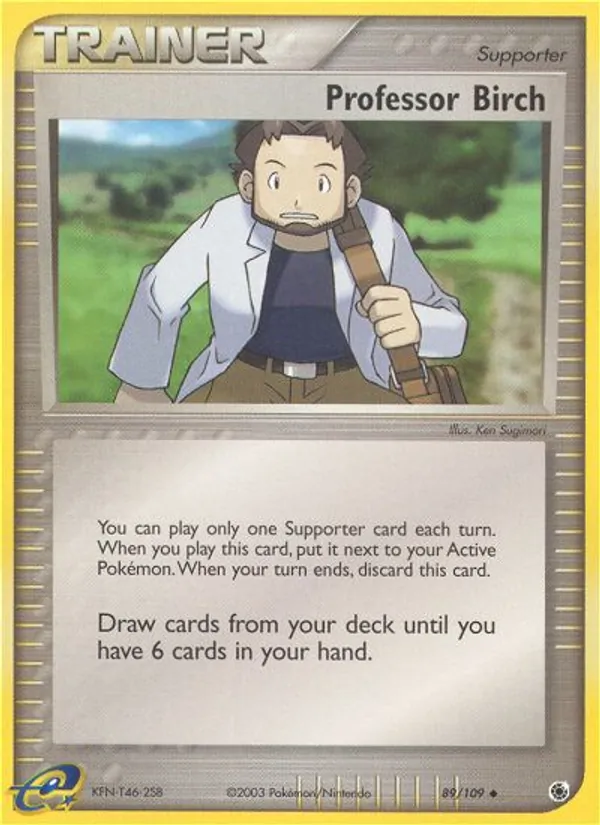 Professor Birch — EX Rubi e Safira 89