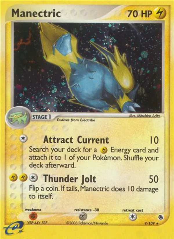 Manectric — EX Rubi e Safira 9