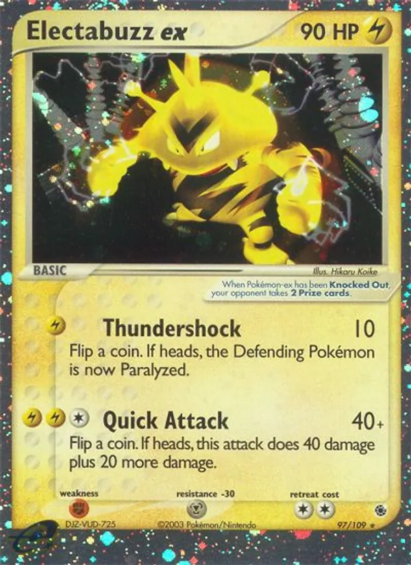 Electabuzz ex — EX Rubi e Safira 97