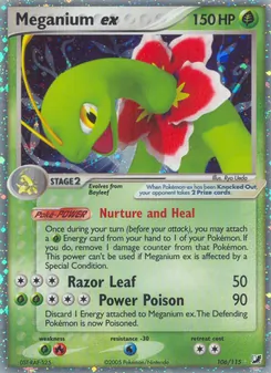 Meganium ex — EX Forças Ocultas 106