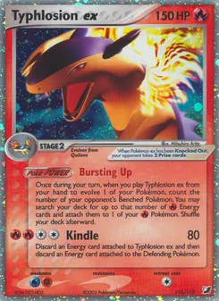 Typhlosion ex — EX Forças Ocultas 110