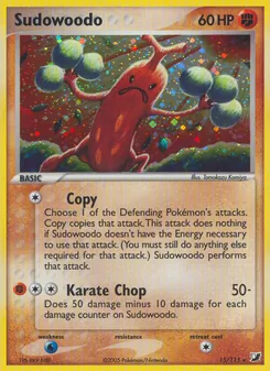 Sudowoodo — EX Forças Ocultas 15