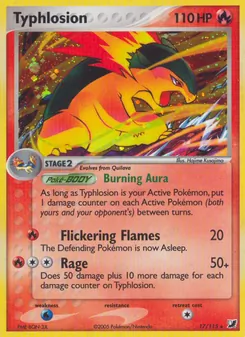 Typhlosion — EX Forças Ocultas 17