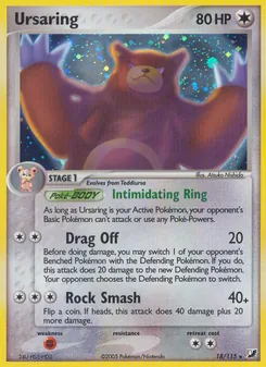 Ursaring — EX Forças Ocultas 18