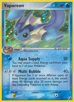 Vaporeon — EX Forças Ocultas 19