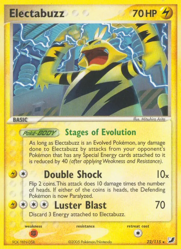 Electabuzz — EX Forças Ocultas 22