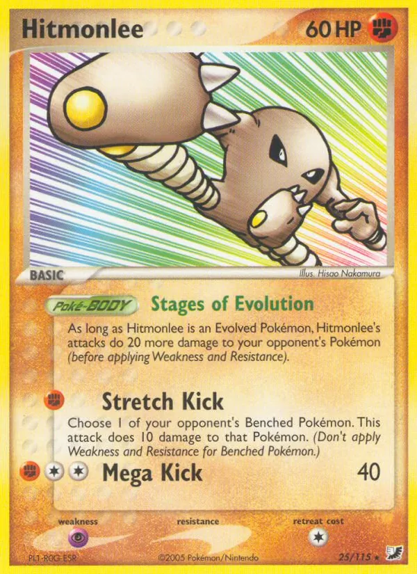 Hitmonlee — EX Forças Ocultas 25