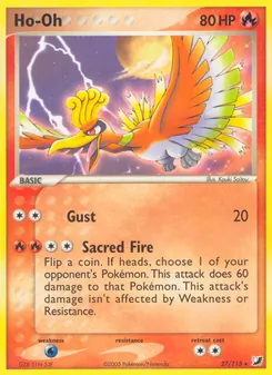 Ho-Oh — EX Forças Ocultas 27