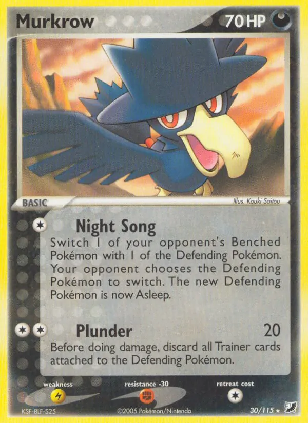 Murkrow — EX Forças Ocultas 30