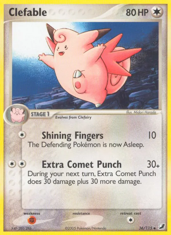 Clefable — EX Forças Ocultas 36