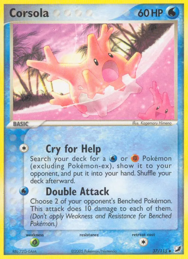 Corsola — EX Forças Ocultas 37