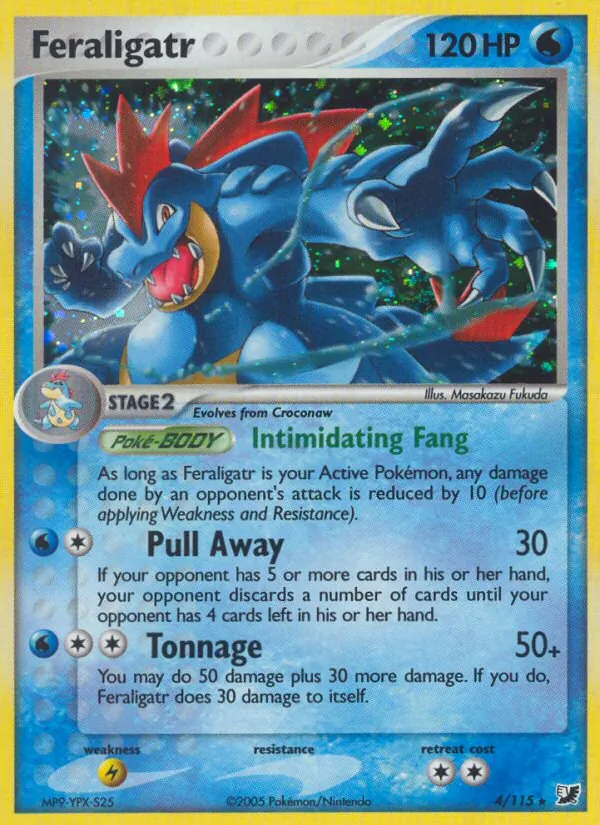 Feraligatr — EX Forças Ocultas 4