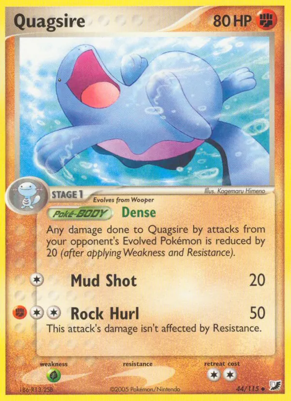 Quagsire — EX Forças Ocultas 44