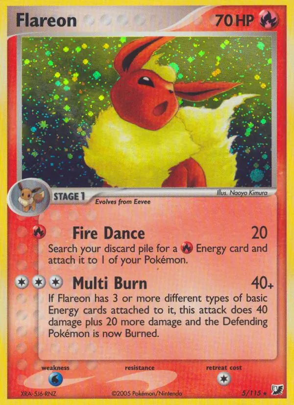 Flareon — EX Forças Ocultas 5