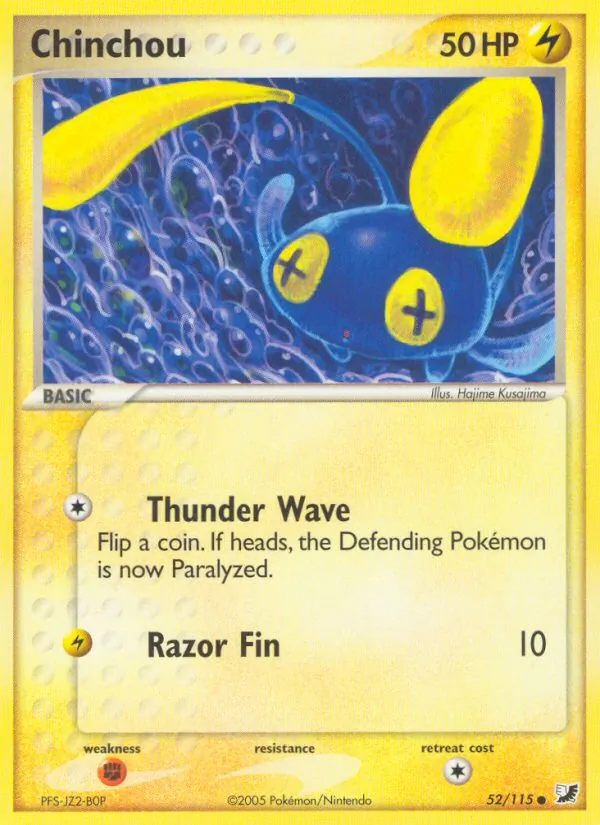 Chinchou — EX Forças Ocultas 52