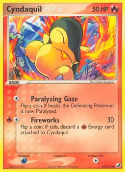 Cyndaquil — EX Forças Ocultas 54