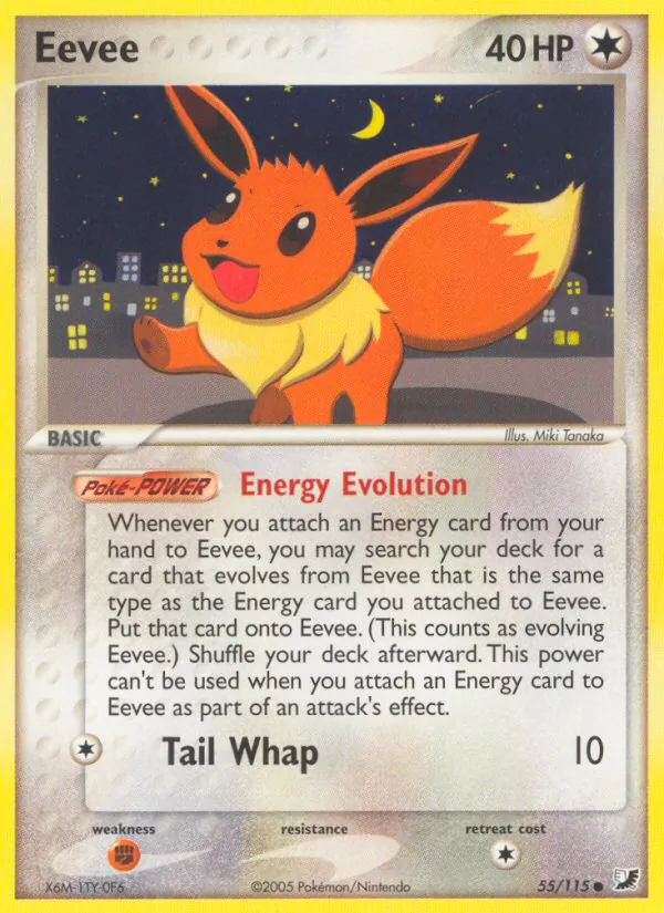 Eevee — EX Forças Ocultas 55