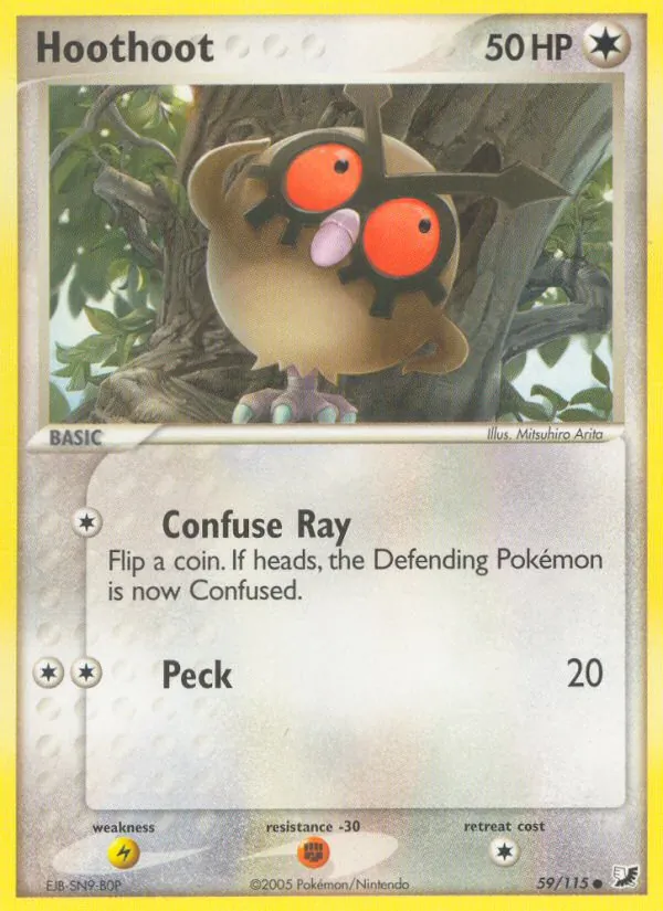 Hoothoot — EX Forças Ocultas 59