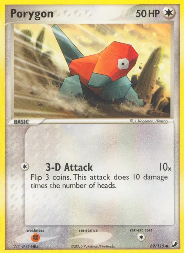 Porygon — EX Forças Ocultas 69