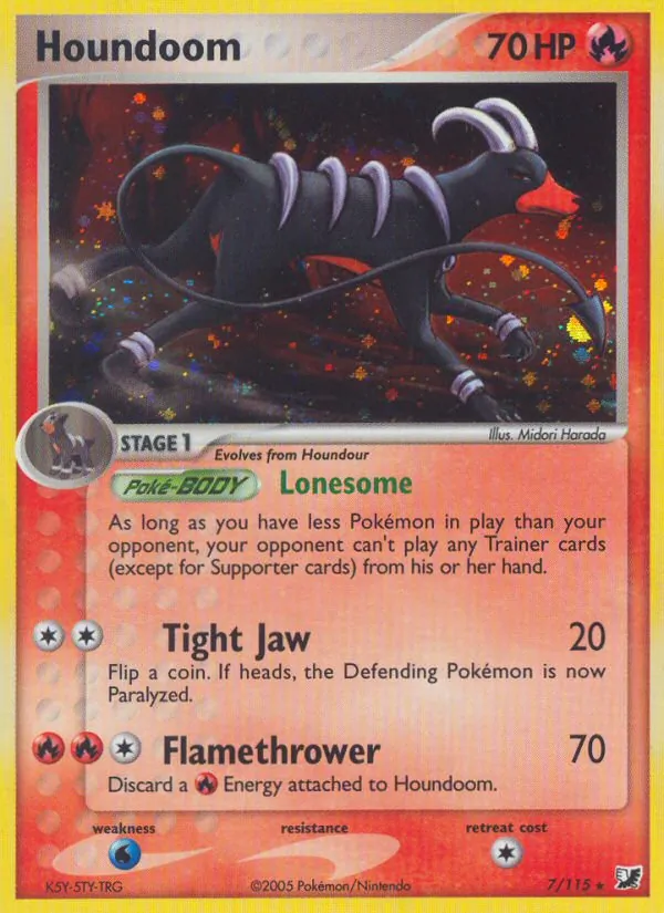 Houndoom — EX Forças Ocultas 7