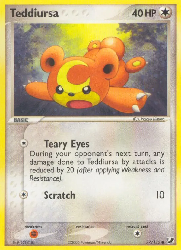 Teddiursa — EX Forças Ocultas 77