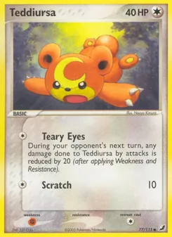Teddiursa — EX Forças Ocultas 77