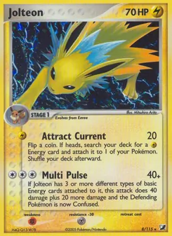 Jolteon — EX Forças Ocultas 8