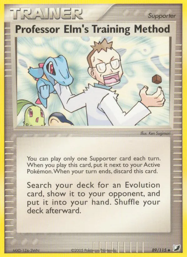 Professor Elm's Training Method — EX Forças Ocultas 89