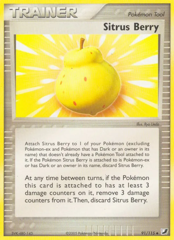 Sitrus Berry — EX Forças Ocultas 91