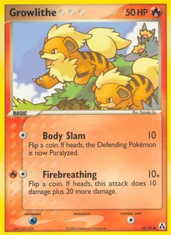 Growlithe — Legend Maker 55