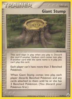 Giant Stump — Legend Maker 75