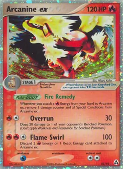 Arcanine ex — Legend Maker 83