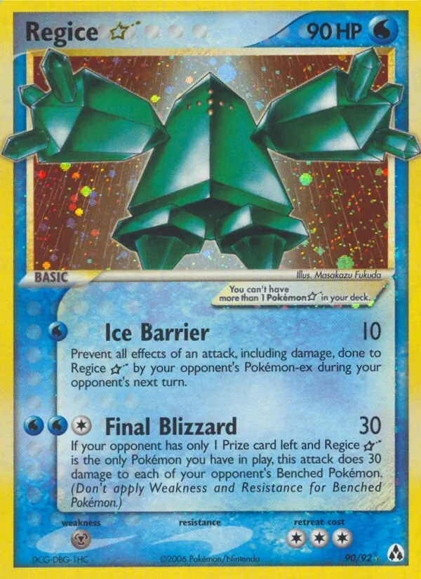 Regice ☆ — Legend Maker 90