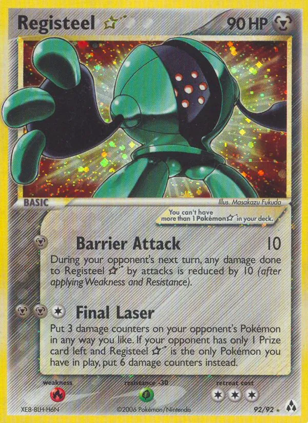 Registeel ☆ — Legend Maker 92