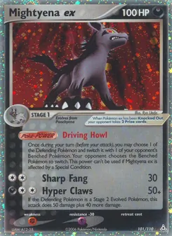 Mightyena ex — Holon Phantoms 101