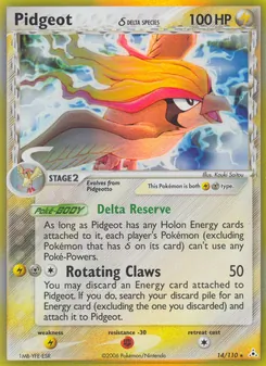 Pidgeot δ — Holon Phantoms 14