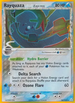 Rayquaza δ — Holon Phantoms 16