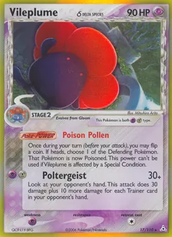 Vileplume δ — Holon Phantoms 17