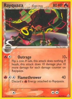 Rayquaza δ — Holon Phantoms 26