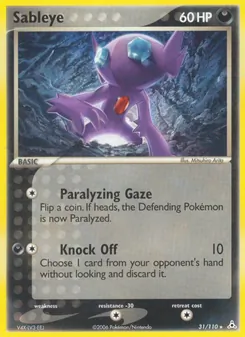 Sableye — Holon Phantoms 31