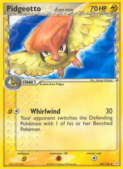 Pidgeotto δ — Holon Phantoms 49