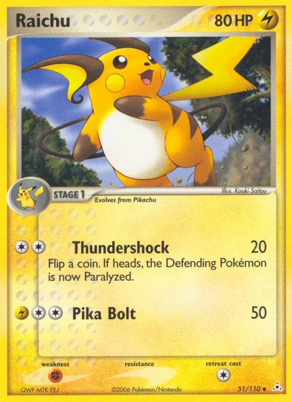 Raichu — Holon Phantoms 51