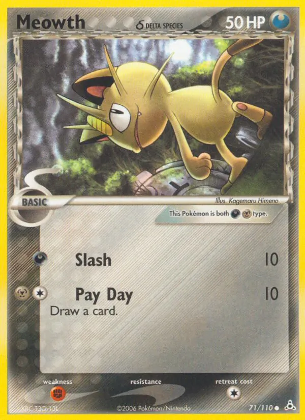 Meowth δ — Holon Phantoms 71